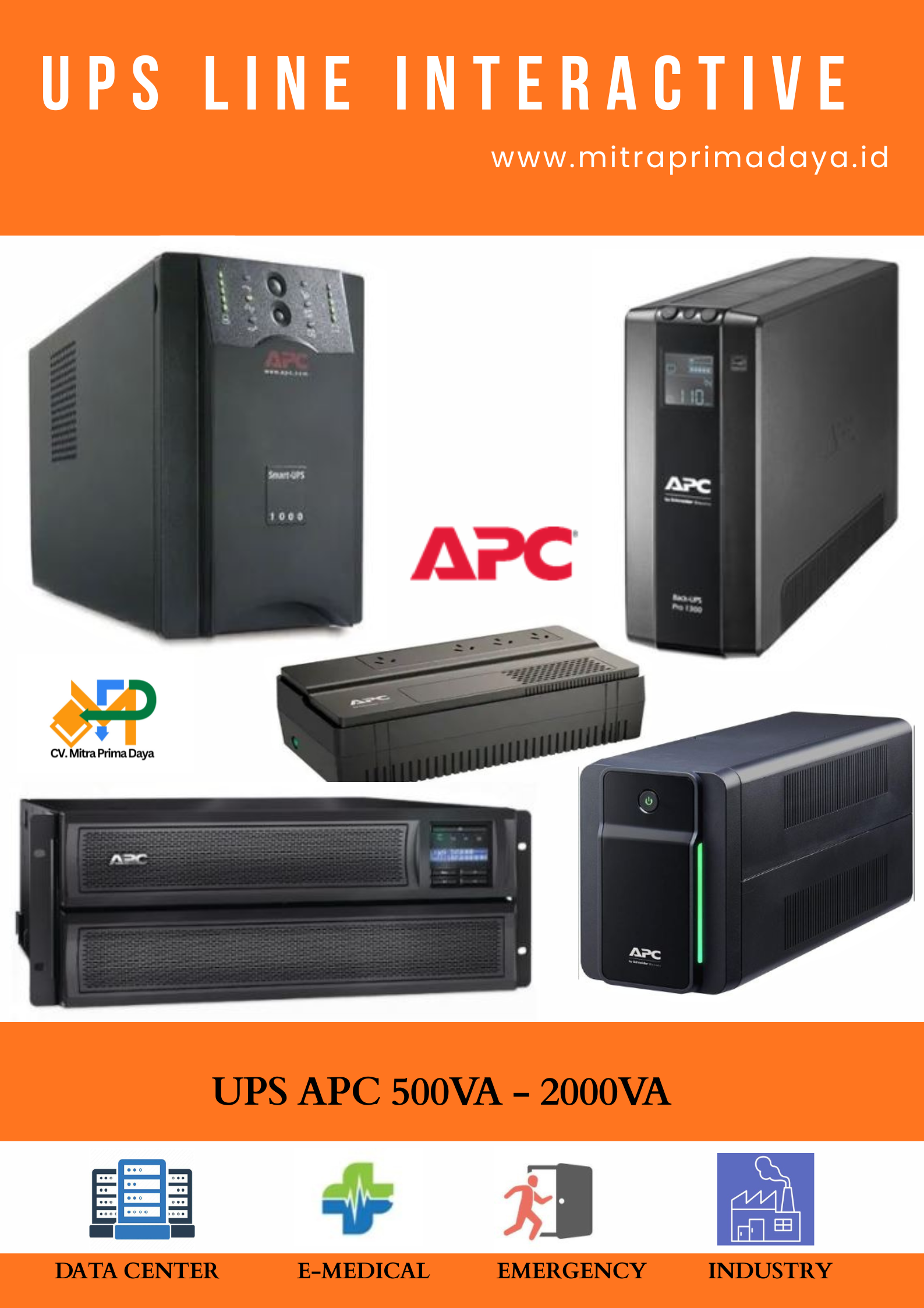 UPS APC LINE INTERACTIV - Mitra Prima Daya, UPS Specialist